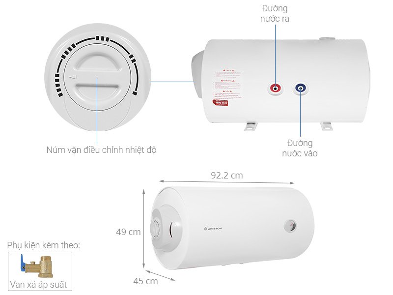 Bình nóng lạnh Ariston dùng điện bao nhiêu một tháng