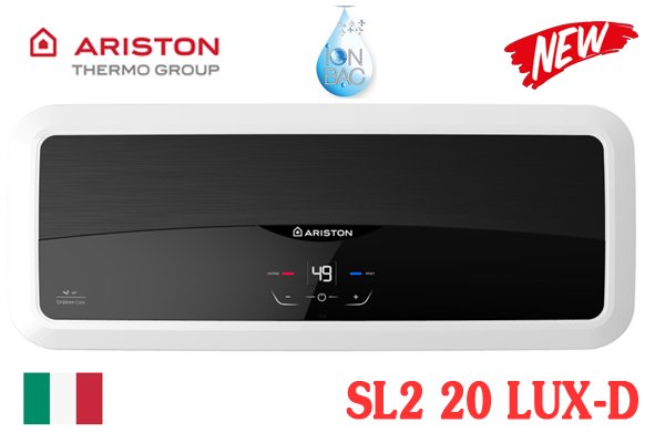 bình nóng lạnh ariston 20l ngang sl2 20 lux-d ag+ SL3 20 LUX VN